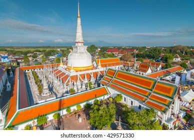 Top View Of Wat Phra Mahathat Nakhon Si Thammarat