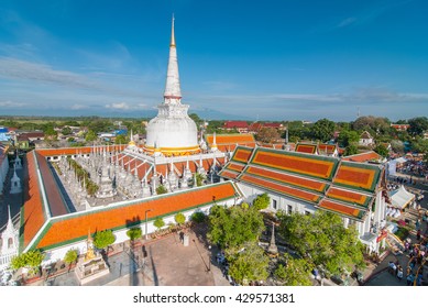 Top View Of Wat Phra Mahathat Nakhon Si Thammarat