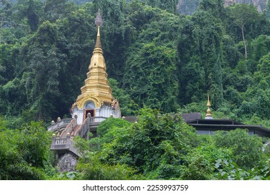 Top view of Wat Tham Pha Plong, Chiang Dao District, Chiang Mai Province - Shutterstock ID 2253993759