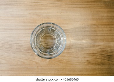 Top View Of The Water Glass