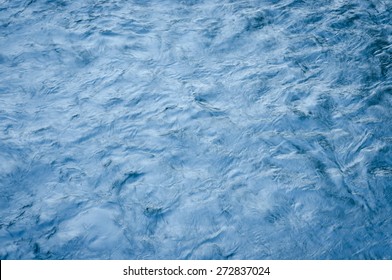 Top View Of The Water Waves Effects Of Waterfall