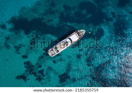 Similar – Aerial Drone View Of Old Shipwreck Ghost Ship Vessel