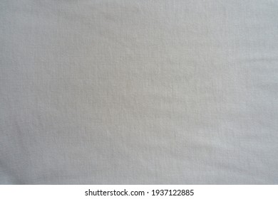 Top view white cotton jersey fabric