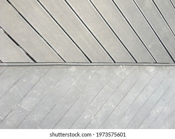 Top View Of Wood Plastic Composite And Fiber Cement Board