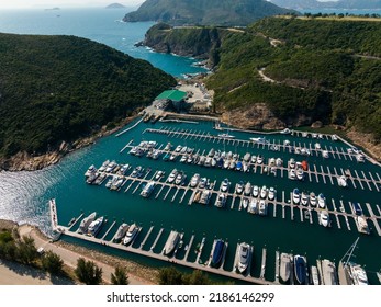 Top View Of The Yacht Club