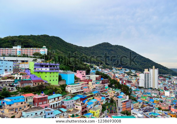 Top Views Gamcheon Culture Village Santorini Stock Photo Edit Now