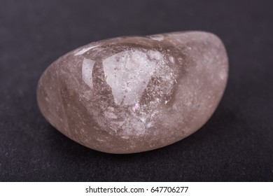 Topaz geode on black background. Beautiful natural crystal gemstone. - Shutterstock ID 647706277