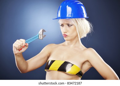 11,809 Sexy construction female Images, Stock Photos & Vectors