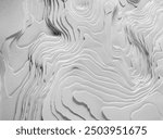 Topographic map with contour lines. Topographic abstract illustration for concept design. 3D cartography concept background. Map mockup infographics. Realistic 3D topographic relief