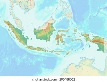 Indonesia Map Images, Stock Photos & Vectors | Shutterstock