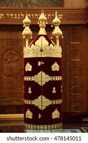 Torah Scrolls In The Synagogue