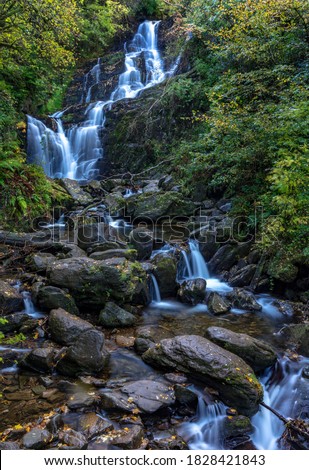 Torc Waterfall in Killarney National Park, Ireland
