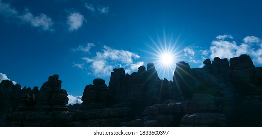 Torcal De Antequera Nature Reserve Of Málaga Province Within Andalusia In Spain, Europe