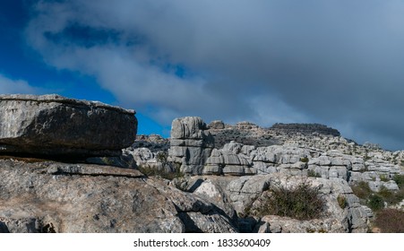 Torcal De Antequera Nature Reserve Of Málaga Province Within Andalusia In Spain, Europe