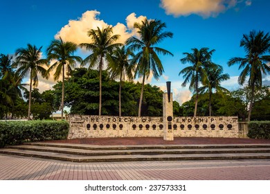 The Torch Of Friendship In Downtown Miami, Florida.