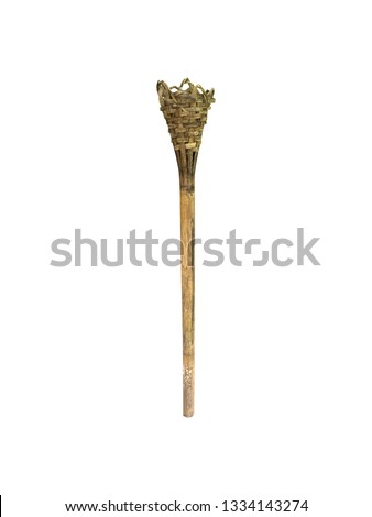 Torch isolated with clipping path.