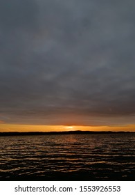 Torch Lake Michigan Clouds And Water