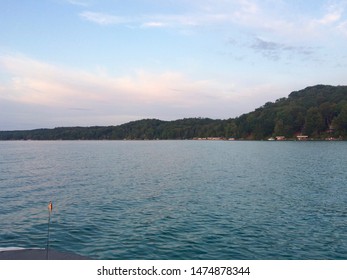 Torch Lake Sunrise Fishing In Summer