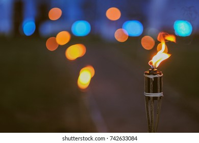 torch lit
