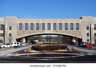 Torgersen Bridge On Virginia Tech Campus