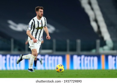 Torino, 06th March 2021. Aaron Ramsey Of Juventus Fc  During The Serie A Match Between Juventus Fc And Ss Lazio