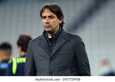 Torino, 06th March 2021. Simone Inzaghi Of Ss Lazio  During The Serie A Match Between Juventus Fc And Ss Lazio