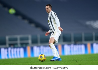 Torino, 22th February 2021. Federico Bernardeschi Of Juventus Fc  During The Serie A Match Between Juventus Fc And Fc Crotone 