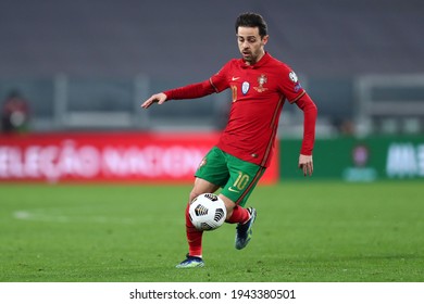 Torino, 24th March 2021 . Bernardo Silva Of Portugal  During The FIFA World Cup 2022 Qualifiers Match Between Portugal And Azerbaijan.