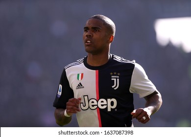 Torino, Italy. 02nd February 2020. Italian Serie A. Juventus Fc Vs Acf Fiorentina. Douglas Costa  Of Juventus FC.