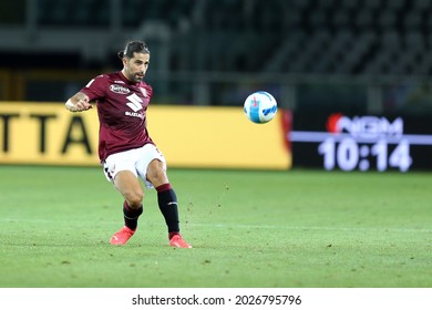 Torino, Italy. 15th August 2021. Ricardo Rodriguez Of Torino Fc  During The Coppa Italia Match Between Torino Fc And Us Cremonese.