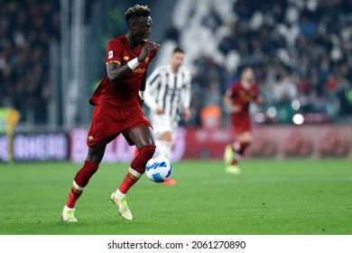 Torino, Italy. 17 October 2021. Tammy Abraham Of As Roma  During The Serie A Match Between Juventus Fc And As Roma.