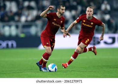 Torino, Italy. 17 October 2021. Henrikh Mkhitaryan Of As Roma  During The Serie A Match Between Juventus Fc And As Roma.