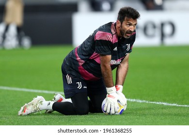 Torino, Italy. 21 April 2021. Gianluigi Buffon Of Juventus Fc  During The Serie A Match Between Juventus Fc And Parma Calcio.