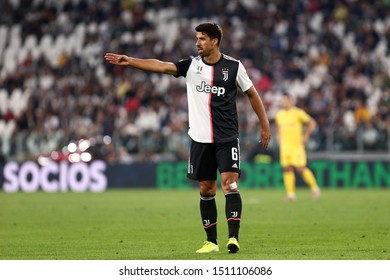 Torino, Italy. 21th September 2019. Italian Serie A. Juventus Fc Vs Hellas Verona.  Sami Khedira Of Juventus FC.   