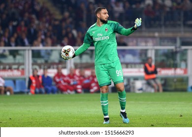 Torino, Italy. 26th September 2019. Italian Serie A . Torino Fc Vs Ac Milan. Gianluigi Donnarumma  Of Ac Milan. 