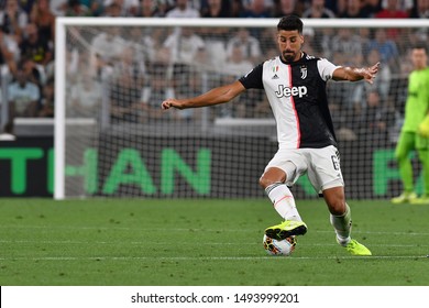 Torino, Italy. 31th August 2019. Italian Serie A. Juventus Fc Vs Ssc Napoli. Sami Khedira Of Juventus FC.   