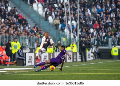 Torino, Italy, February 02 2020 Douglas Costa (juventus) During Juventus FC Vs ACF Fiorentina Italian Serie A Soccer Match