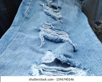 Torn Fabric Makes Yarn Visible Stock Photo 1596740146 | Shutterstock