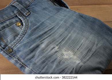 Torn Jeans Stock Photo 382222144 | Shutterstock