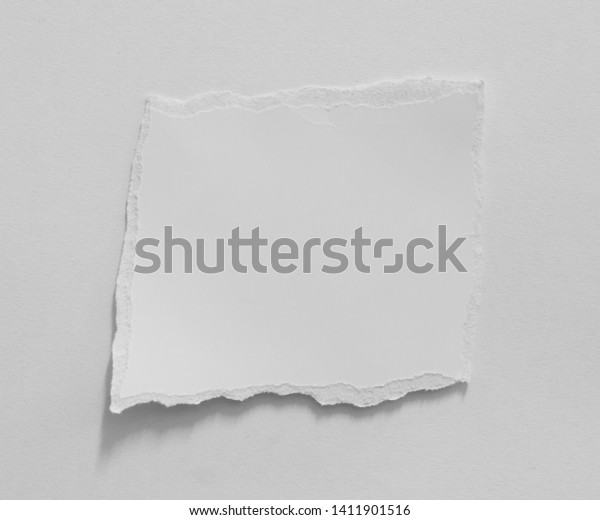 Torn Paper Background Empty Space Text Stock Photo 1411901516 