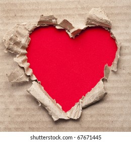 Torn Paper Heart