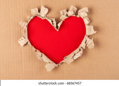 Torn Paper Heart