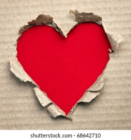 Torn Paper Heart