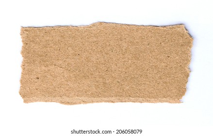 torn paper on isolated on white background.