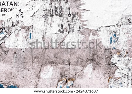 torn paper on the wall background