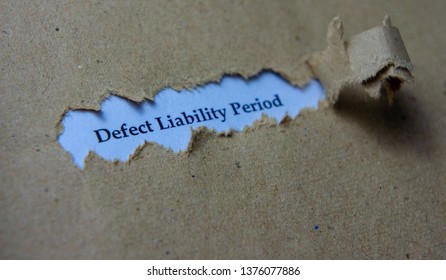 Defect liability period