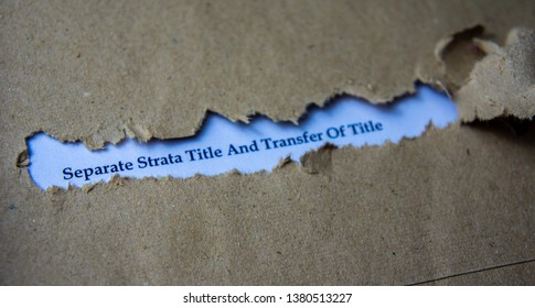 Strata Title Images Stock Photos Vectors Shutterstock