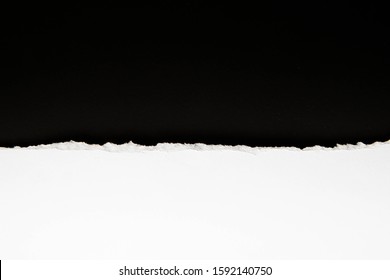 torn paper texture with black background - Shutterstock ID 1592140750