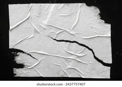 Torn poster with folds as a background. - Powered by Shutterstock