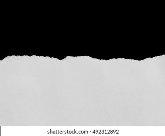 Torn Black Paper Black Background Concept Stock Photo (Edit Now) 1851710878